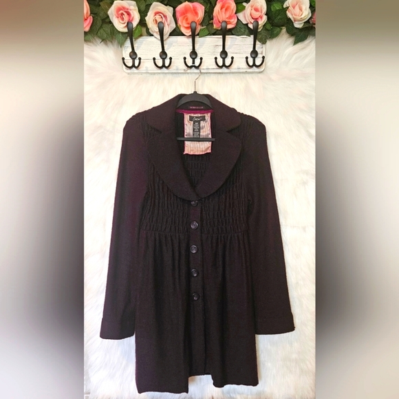 Dex *Rare* 100% Boiled Wool Sweater Dress - Picture 1 of 6